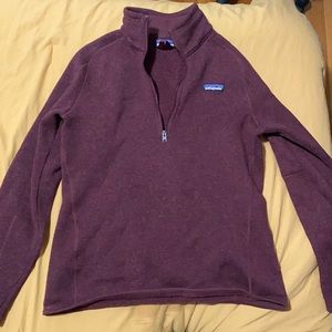 Patagonia Quarter Zip - Burgundy